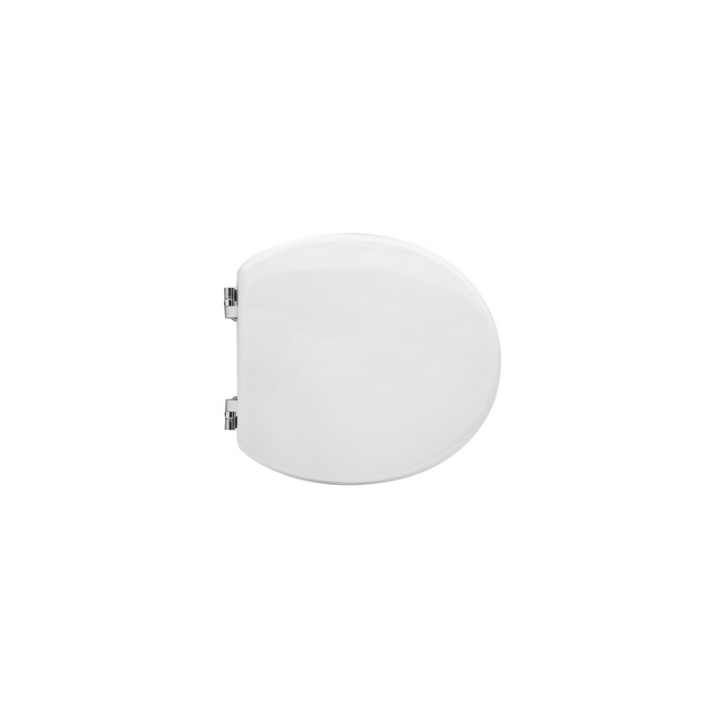 Sedile Wc Per Dolomite Vaso Asilo Forma 2 - Bianco - Cerniere A Passanti 111-22DAS-33