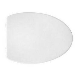 Sedile Wc Per Disegno A Vaso Ovo Forma 4 - Bianco - Cerniere C Espansione 111-22DOV-66