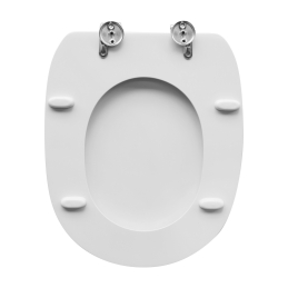 Sedile Wc Per Faleri Vaso Duetto Tondo Bianco Forma 6 - Bianco 111-22FDT