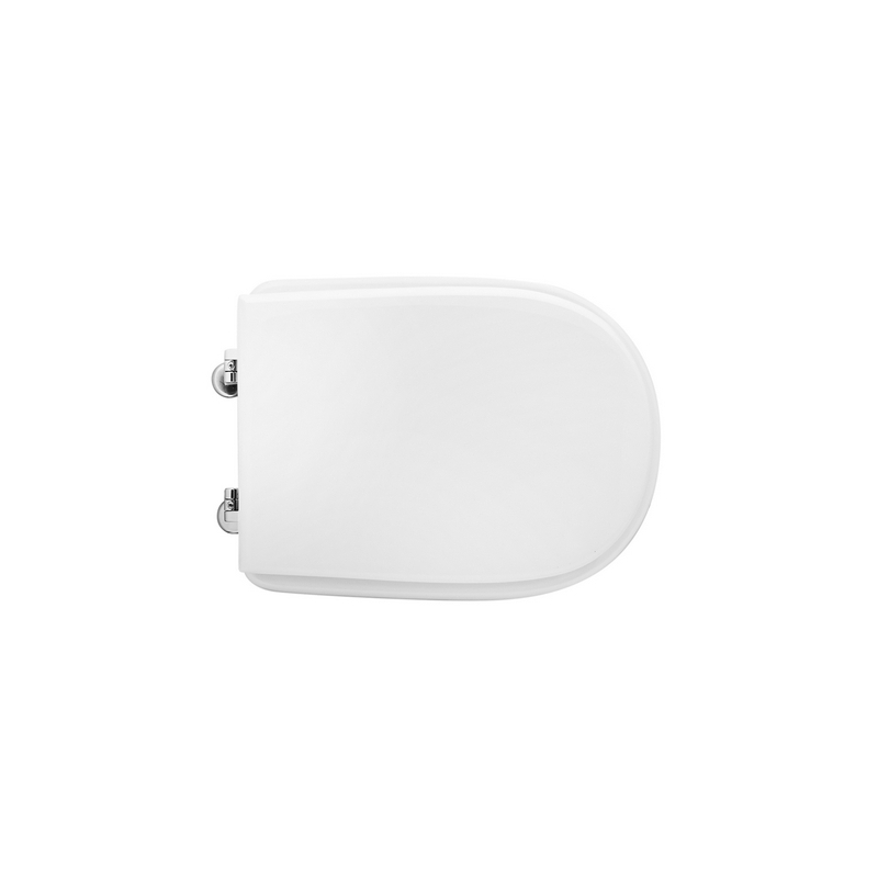Sedile Wc Per Facis Vaso Ginevra Forma 6 - Bianco - Cerniere A Passanti 111-22FGI-33