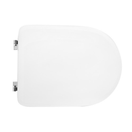 Sedile Wc Per Faleri Vaso Tiffani Forma 7 - Bianco - Cerniere A Passanti 111-22FTI-33