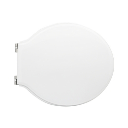 Sedile Wc Per Globo Vaso Bowl 50 Forma 2 - Bianco - Cerniere C Espansione 111-22GBC-66