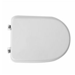 Sedile Wc Per Jumbo Vaso Tua Forma 7 - Bianco - Cerniere A Passanti 111-22JTU-33