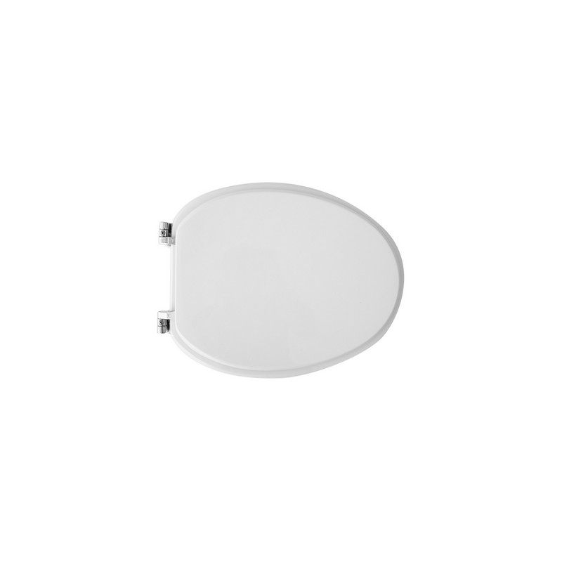 Sedile Wc Per Kerasan Vaso Luna Forma 1 - Bianco - Cerniere A Passanti 111-22KLU-33