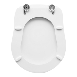 Sedile Wc Per Kerasan Vaso Retro' Bianco Forma 10 - Bianco 111-22KRE