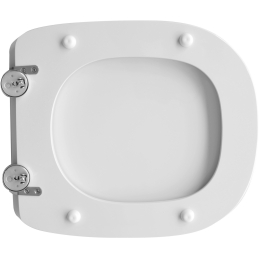 Sedile Wc Per Pozzi Ginori Vaso 500 Forma 6 - Bianco 111-22P50