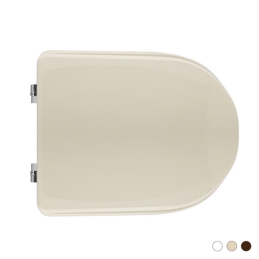 Sedile Wc Per Pozzi Ginori Vaso Atena Forma 7 - Champagne Cerniere A Passanti 111-22PAN-K33