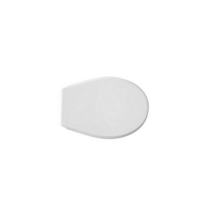 Sedile Wc Per Pozzi Ginori Vaso Conchiglia Forma 10 - Bianco - Cerniere A Passanti 111-22PCN-33