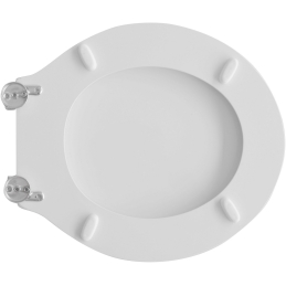 Sedile Wc Per Pozzi Ginori Vaso Monte Bianco Forma 2 - Bianco Cerniere A Passanti 111-22PMB