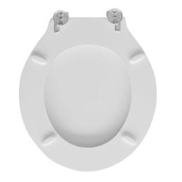 Sedile Wc Per Pozzi Ginori Vaso Monte Bianco Forma 2 - Bianco Cerniere A Passanti 111-22PMB