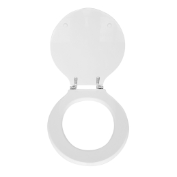 Sedile Wc Per Pozzi Ginori Vaso Monte Bianco Forma 2 - Bianco Cerniere A Passanti 111-22PMB