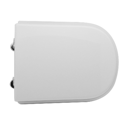 Sedile Wc Per Roca Vaso Giralda Forma 5 - Bianco Cerniere A Passanti 111-22RGI-33