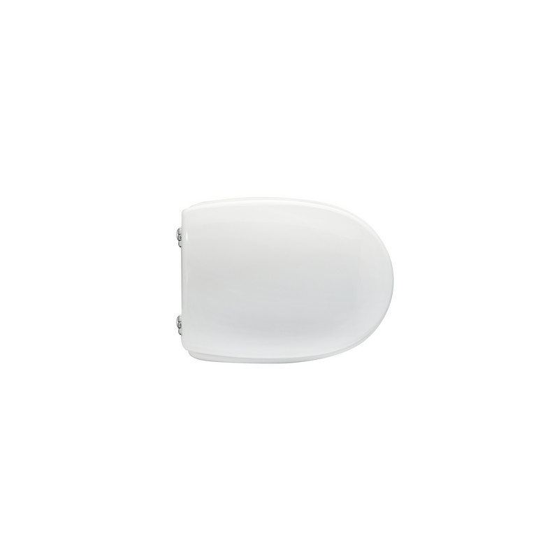 Sedile Wc Per Simas Vaso Primavera Forma 4 - Bianco - Cerniere A Passante 111-22SPR-33