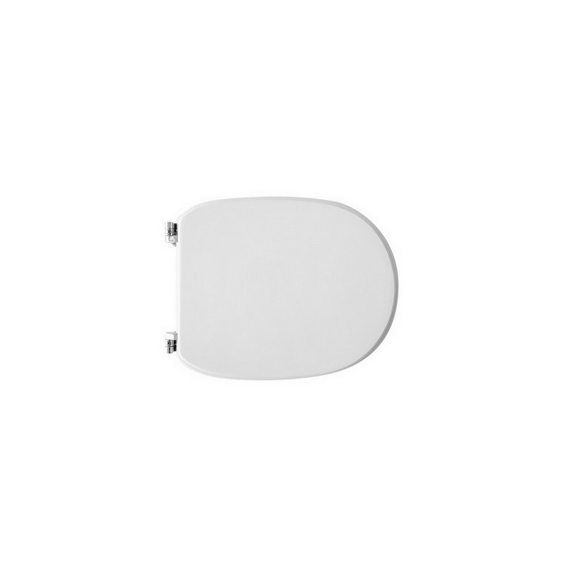 Sedile Wc Per Vitruvit Vaso Alba Forma 6 - Bianco - Cerniere A Passanti 111-22VAL-33