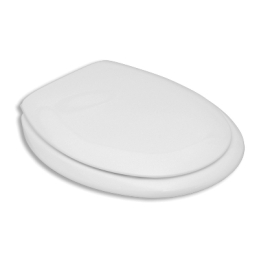 Sedile Wc Termoindurente D019 Con Doppia Cerniera Forma 1 - Bianco 111-23DFTED019D