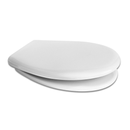 Sedile Wc Termoindurente Mod. D031 Doppia Cerniera Forma 1 - Bianco 111-23DFTED031D