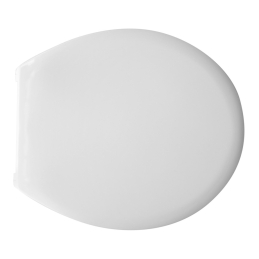 Sedile Wc Termoindurente Mod. D054 Doppia Cerniera Forma 1 - Bianco 111-23DFTED054D