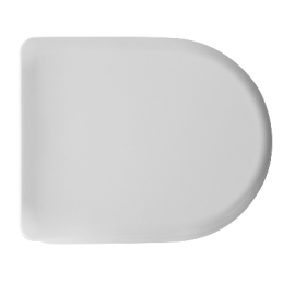 Sedile Wc Termoindurente Mod. D061 Forma 7 - Bianco 111-23DFTED061