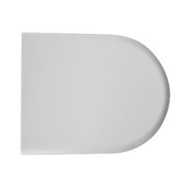 Sedile Wc Termoindurente Mod. D073 Forma 7 - Bianco Soft-close 111-23DFTED073-S