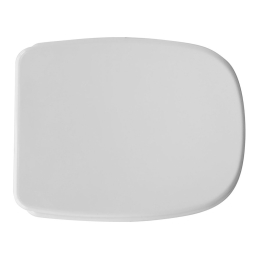 Sedile Wc Termoindurente Mod. D301 Doppia Cerniera Forma 6 - Bianco 111-23DFTED301D