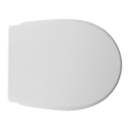 Sedile Wc Termoindurente Mod. D308 Doppia Cerniera Forma 6 - Bianco 111-23DFTED308D