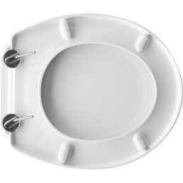 Sedile Wc Termoindurente Modello Dianter 9 Forma 1 - Bianco 111-23DFTER9