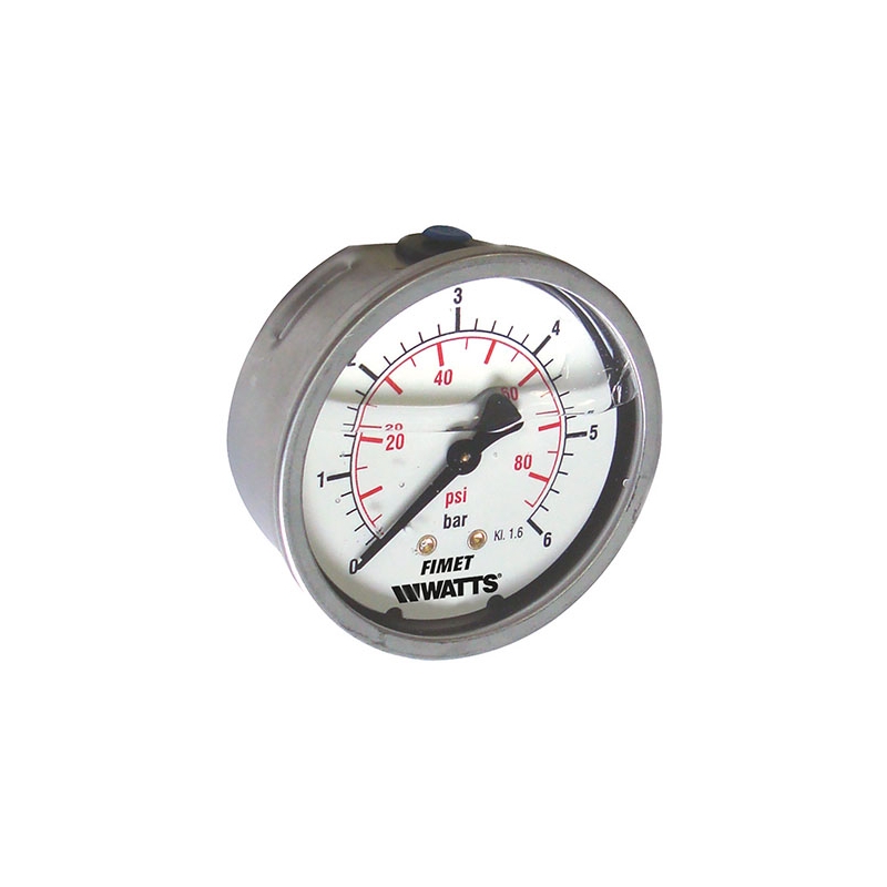 Manometro A Bagno Di Glicerina Mg3a- Inox 63 - 20 Bar 350-7254-20