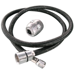 Flessibile Per Doccia Estraibile In Nylon - Mt 1.20 220-708-12