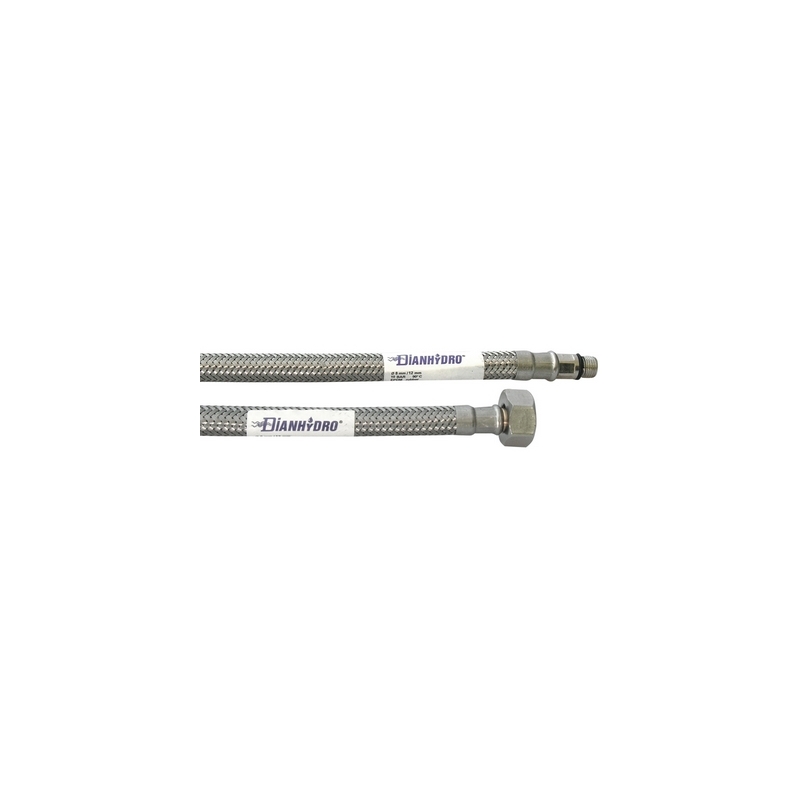 Flessibile Inox Per Rubinetterie Monocomando - F 3/8 X M 5/8 Cm. 40 Diam. 12 221-FMP-0340