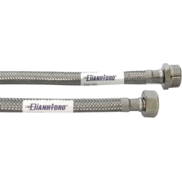 Flessibile Inox Modello Normale Cm. 35 - Ff 3/8 X 3/8 F221-IN035-F33