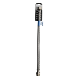 Flessibile Inox Modello Normale Cm. 40 S-brico - Ff 1/2 X 3/8 F221-IN040S-F43