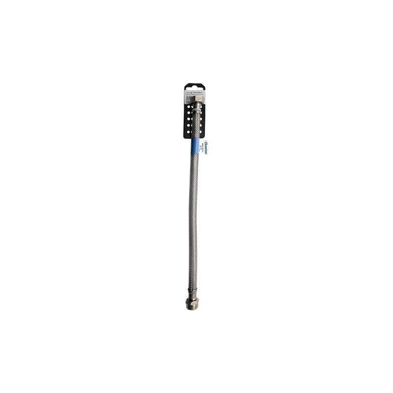 Flessibile Inox Modello Normale Cm. 40 S-brico - Mf 3/8 X 1/2 F221-IN040S-M34