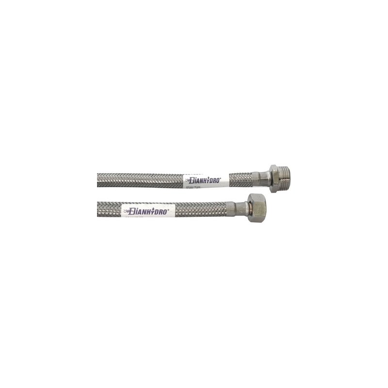 Flessibile Inox Modello Normale Cm. 60 - Mf 1/2 X 3/8 F221-IN060-M43