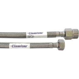 Flessibile Inox Modello Prolungato Cm. 40 - Mf 3/8 X 3/8 F221-IP040-M33