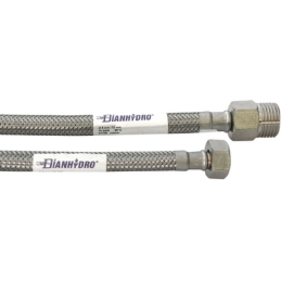 Flessibile Inox Modello Prolungato Cm. 50 - Mf 3/8 X 1/2 F221-IP050-M34