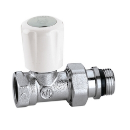Valvola Termostatizzabile Diritto Per Tubo In Ferro - 3/8" 323-402-302