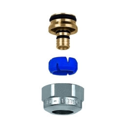 Raccordo Autoadattabile Cromo Satinato - Dm In. 11.5/12 - Dm Es. 14/16 323-681-024