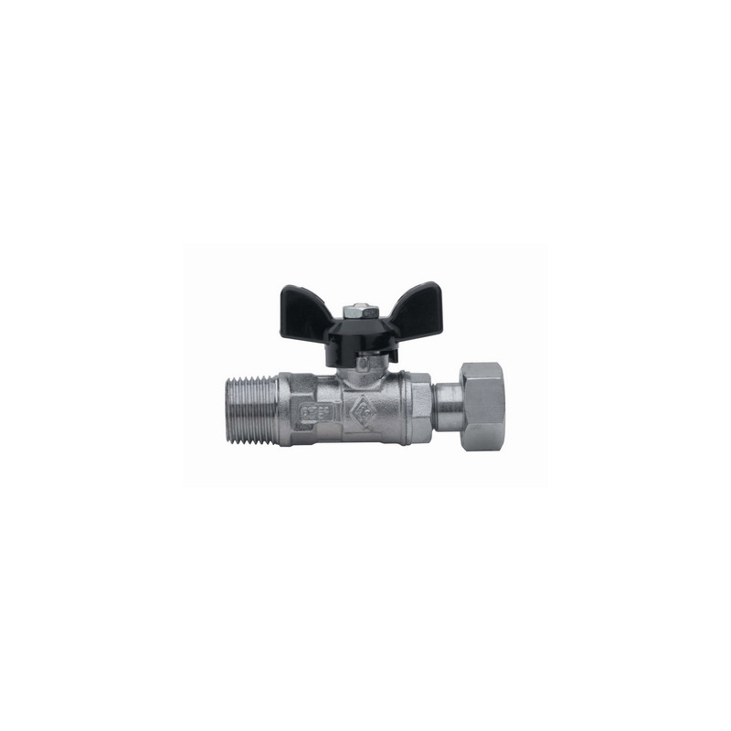 Valvola A Sfera Filettatura Maschio Con Girello - 1/2" X 3/4" Pn 30 354-R4583-0405