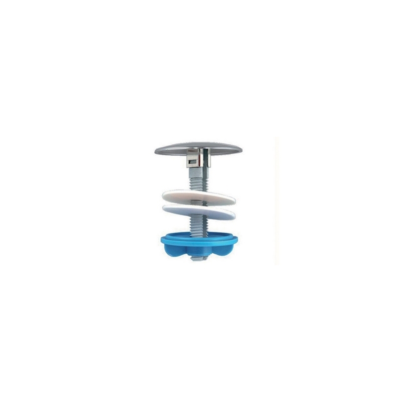 Copriforo In Plastica Per Lavabo-bidet D.55 - Cromo 212-6051-C