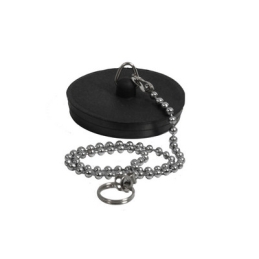 Tappo Gomma Con Catena Ed Anello - Diam. 40 Mm 212-N831D-40