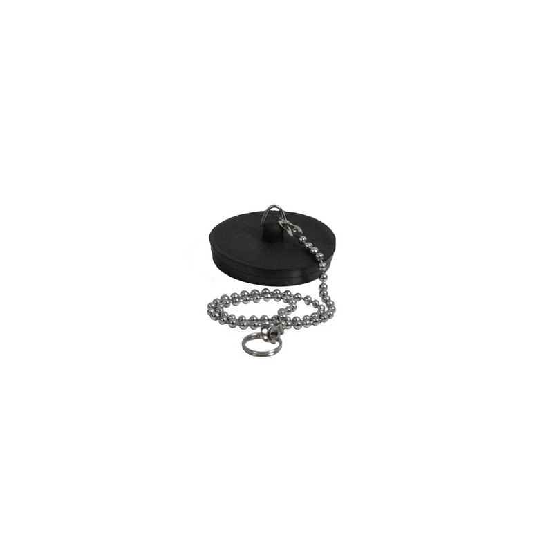 Tappo Gomma Con Catena Ed Anello - Diam. 47 Mm 212-N831D-47