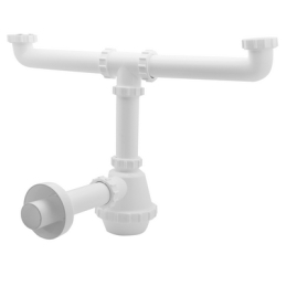 Sifone Pvc 2 Vie S / Piletta - 1"1/2 Diam. 40 371-323