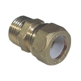 Nipple Maschio Bicono Per Rame Con Ogiva Teflon Tiemme - 3/4 X 14 311-1200-0514