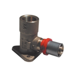 Raccordo Press Curvo Femmina Con Flangia Per Multistrato - 1/2 X 20 317-1656-0420