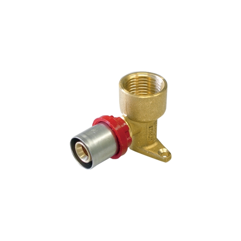 Raccordo Press Curvo F Con Flangia Compact Per Multistrato - 16 X 2,0 -1/2" 317-CT1656-0416