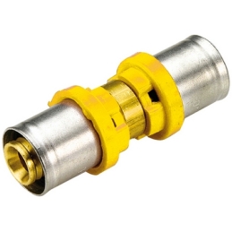 Raccordo Per Multistrato Gas Diritto Doppio Ridotto - 26x20 317-G2651R-2620