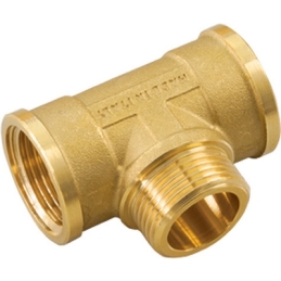 Tee Fmf In Ottone Giallo - 1/2 X 1/2 X 1/2 319-1571-04