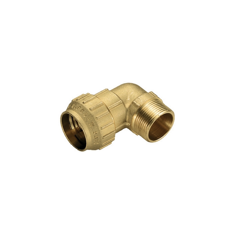 Raccordo Curvo Maschio In Ottone Tiemme - 3/4" X 25 332-T3464CR-0525