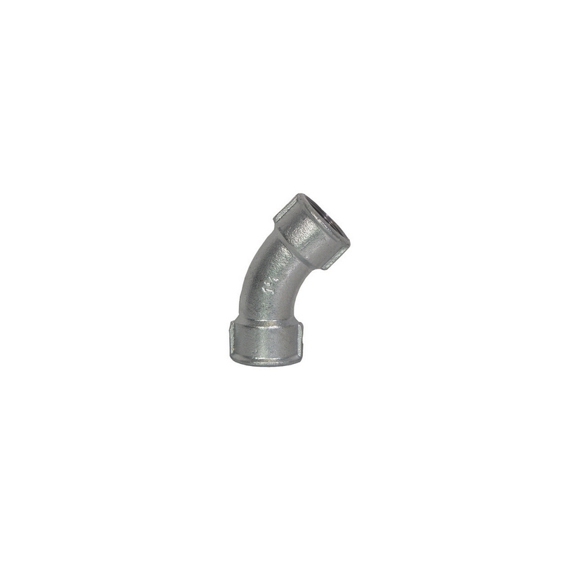 Curva Lunga Ff 45° Zincata - 4" 340-041-15