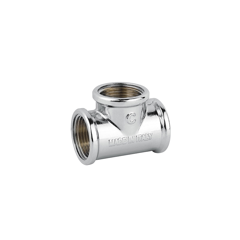 Tee Fff Ottone Cromo - 3/8 343-C007-03